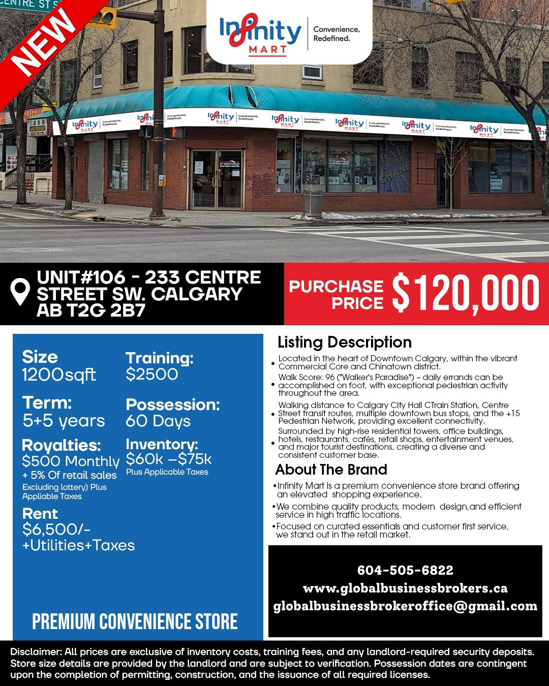  Infinity Mart Convenience store in Calgary, Alberta